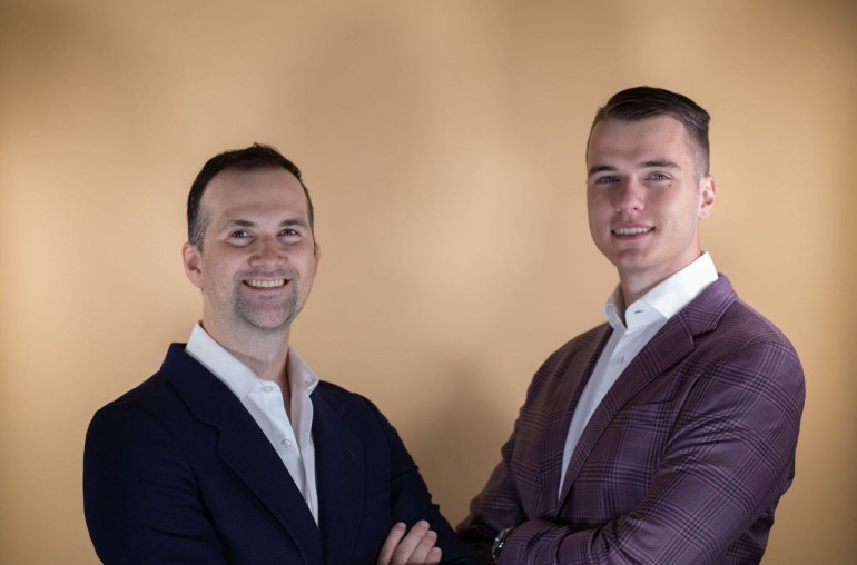 Moon Mortgage cofounders Aaron Nevin and Tristan Marino